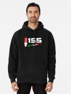 Hoodie Biscione 155 mit italienischen Farben. auto-emotion.net